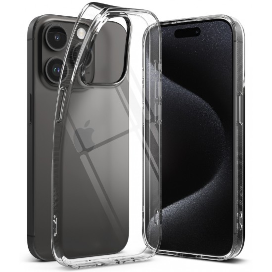 Θήκη Σιλικόνης Ringke Air Cover Gel TPU Case for iPhone 15 Pro transparent (A740E52)