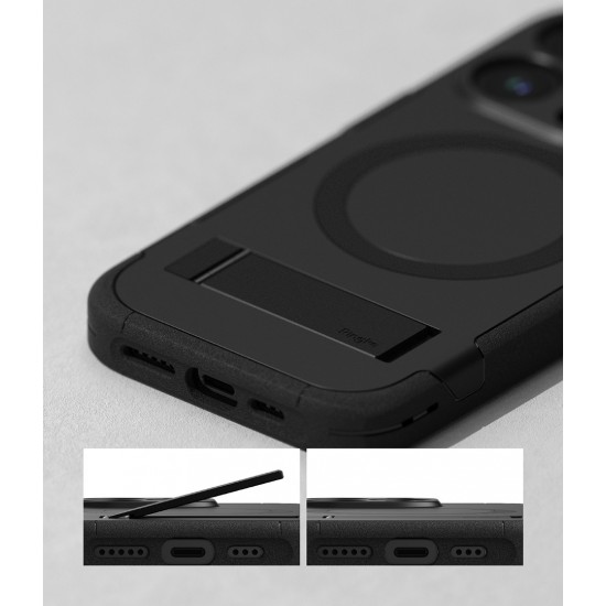 Θήκη Σιλικόνης Ringke Alles Heavy-duty rugged protection Case for iPhone 15 Pro black (AL778E55) Θήκη Σιλικόνης Ringke Alles Heavy-duty rugged protection Case for iPhone 15 Pro black (AL778E55)