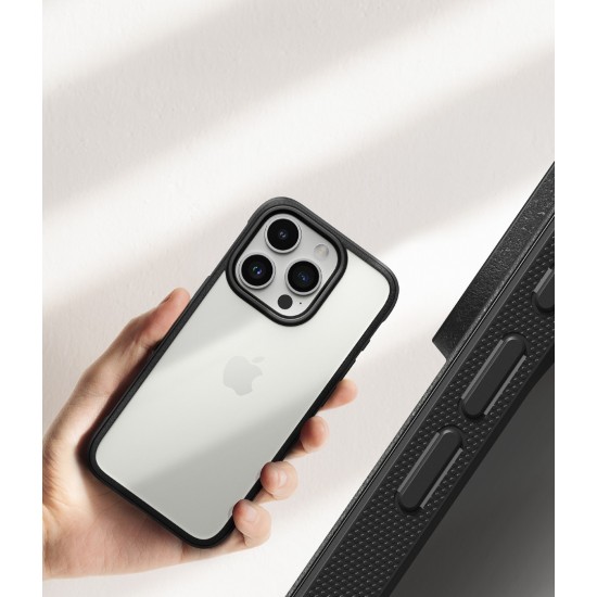 Θήκη Σιλικόνης Ringke Fusion Bold case with frame for iPhone 15 Pro Clear Black (FBD738E55) Θήκη Σιλικόνης Ringke Fusion Bold case with frame for iPhone 15 Pro Clear Black (FBD738E55)