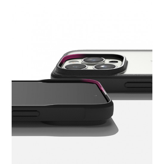 Θήκη Σιλικόνης Ringke Fusion Bold case with frame for iPhone 15 Pro Clear Black (FBD738E55) Θήκη Σιλικόνης Ringke Fusion Bold case with frame for iPhone 15 Pro Clear Black (FBD738E55)