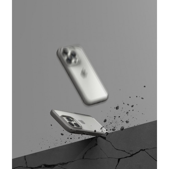 Θήκη Σιλικόνης Ringke Fusion Bold case with frame for iPhone 15 Pro Clear Grey (FBD738E64) Θήκη Σιλικόνης Ringke Fusion Bold case with frame for iPhone 15 Pro Clear Grey (FBD738E64)
