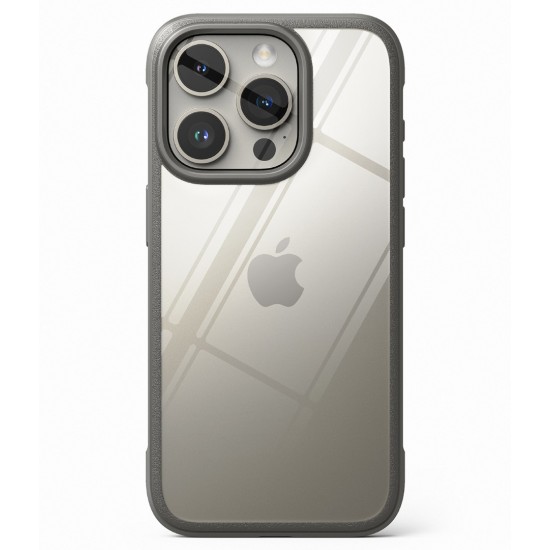 Θήκη Σιλικόνης Ringke Fusion Bold case with frame for iPhone 15 Pro Clear Grey (FBD738E64) Θήκη Σιλικόνης Ringke Fusion Bold case with frame for iPhone 15 Pro Clear Grey (FBD738E64)