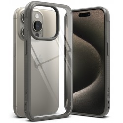 Θήκη Σιλικόνης Ringke Fusion Bold case with frame for iPhone 15 Pro Clear Grey (FBD738E64) Θήκη Σιλικόνης Ringke Fusion Bold case with frame for iPhone 15 Pro Clear Grey (FBD738E64)