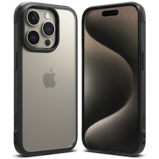 Θήκη Σιλικόνης Ringke Fusion Bold case with frame for iPhone 15 Pro Clear Black (FBD738E55) Θήκη Σιλικόνης Ringke Fusion Bold case with frame for iPhone 15 Pro Clear Black (FBD738E55)