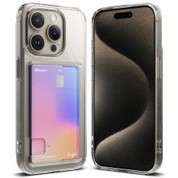 Θήκη Σιλικόνης Ringke Fusion Card TPU case for iPhone 15 Pro Clear (FCD737E52)