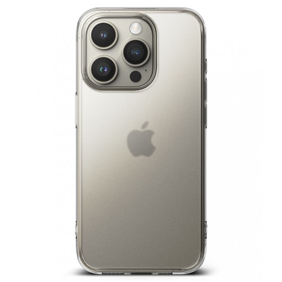 Θήκη Σιλικόνης Ringke Fusion TPU case with frame for iPhone 15 Pro Matte Clear (FM737E52)