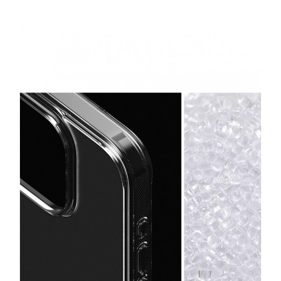 Θήκη Σιλικόνης Ringke Fusion TPU case with frame for iPhone 15 Pro Matte Clear (FM737E52)