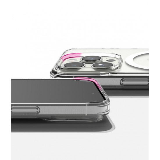 Θήκη Σιλικόνης Ringke Fusion Magnetic hard case with TPU frame for iPhone 15 Pro Mate Clear (FMGM737E52) (MagSafe compatible) Θήκη Σιλικόνης Ringke Fusion Magnetic hard case with TPU frame for iPhone 15 Pro Mate Clear (FMGM737E52) (MagSafe compatible)
