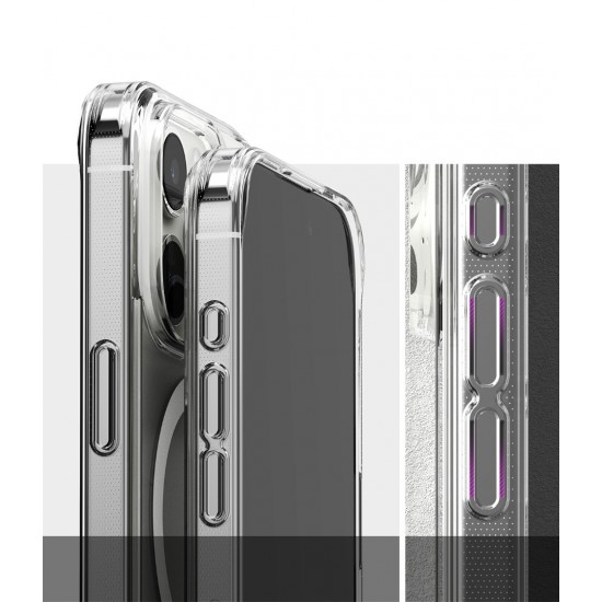 Θήκη Σιλικόνης Ringke Fusion Magnetic hard case with TPU frame for iPhone 15 Pro Mate Clear (FMGM737E52) (MagSafe compatible) Θήκη Σιλικόνης Ringke Fusion Magnetic hard case with TPU frame for iPhone 15 Pro Mate Clear (FMGM737E52) (MagSafe compatible)