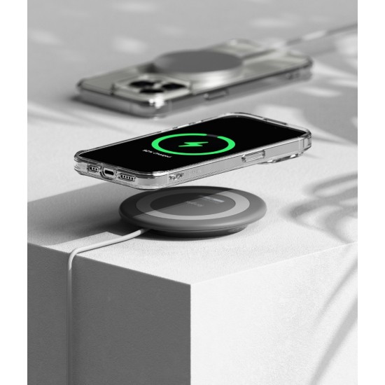 Θήκη Σιλικόνης Ringke Fusion Magnetic hard case with TPU frame for iPhone 15 Pro Mate Clear (FMGM737E52) (MagSafe compatible) Θήκη Σιλικόνης Ringke Fusion Magnetic hard case with TPU frame for iPhone 15 Pro Mate Clear (FMGM737E52) (MagSafe compatible)