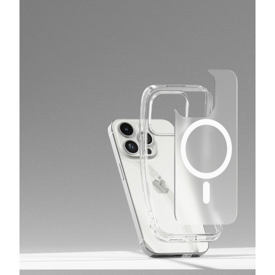 Θήκη Σιλικόνης Ringke Fusion Magnetic hard case with TPU frame for iPhone 15 Pro Mate Clear (FMGM737E52) (MagSafe compatible) Θήκη Σιλικόνης Ringke Fusion Magnetic hard case with TPU frame for iPhone 15 Pro Mate Clear (FMGM737E52) (MagSafe compatible)