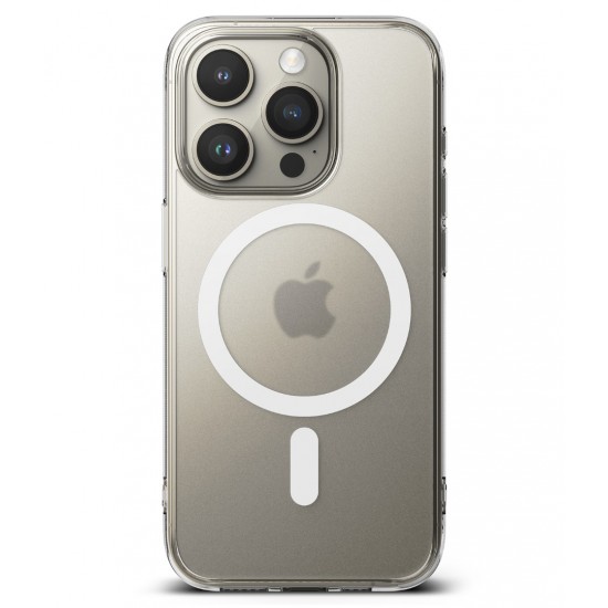 Θήκη Σιλικόνης Ringke Fusion Magnetic hard case with TPU frame for iPhone 15 Pro Mate Clear (FMGM737E52) (MagSafe compatible) Θήκη Σιλικόνης Ringke Fusion Magnetic hard case with TPU frame for iPhone 15 Pro Mate Clear (FMGM737E52) (MagSafe compatible)