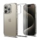 Θήκη Σιλικόνης Ringke Fusion TPU case with frame for iPhone 15 Pro Matte Clear (FM737E52)