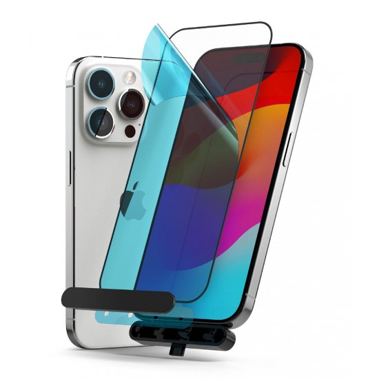 Γυαλί Προστασίας Ringke Invisible Defender ID Full Glass Tempered Glass Tough Screen Protector with Frame for iPhone 15 Pro jig Package (G4as115) Γυαλί Προστασίας Ringke Invisible Defender ID Full Glass Tempered Glass Tough Screen Protector with Frame for iPhone 15 Pro jig Package (G4as115)