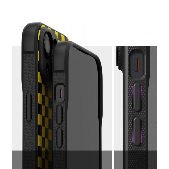 Θήκη Σιλικόνης Ringke Onyx Design Checkboard Yellow Case Cover for iPhone 15 Black (OD731E239) Θήκη Σιλικόνης Ringke Onyx Design Checkboard Yellow Case Cover for iPhone 15 Black (OD731E239)