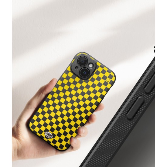 Θήκη Σιλικόνης Ringke Onyx Design Checkboard Yellow Case Cover for iPhone 15 Black (OD731E239) Θήκη Σιλικόνης Ringke Onyx Design Checkboard Yellow Case Cover for iPhone 15 Black (OD731E239)
