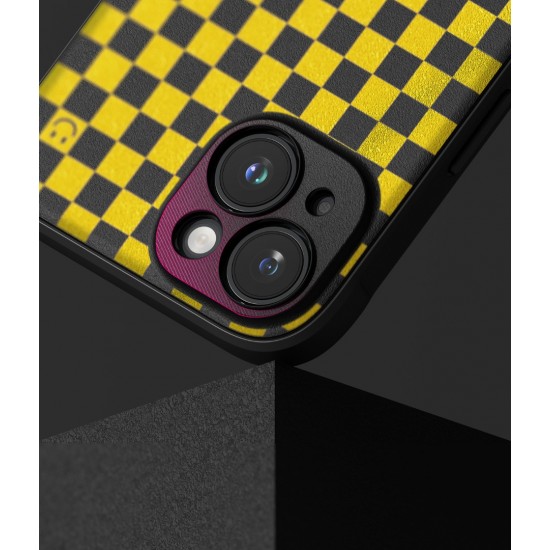 Θήκη Σιλικόνης Ringke Onyx Design Checkboard Yellow Case Cover for iPhone 15 Black (OD731E239) Θήκη Σιλικόνης Ringke Onyx Design Checkboard Yellow Case Cover for iPhone 15 Black (OD731E239)