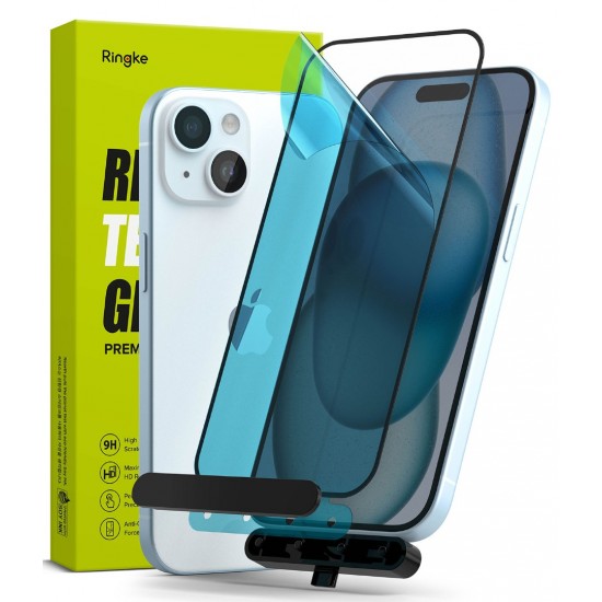 Γυαλί Προστασίας Ringke Invisible Defender ID Full Glass Tempered Glass Tough Screen Protector with Frame for iPhone 15 Plus jig Package (G4as114) Γυαλί Προστασίας Ringke Invisible Defender ID Full Glass Tempered Glass Tough Screen Protector with Frame for iPhone 15 Plus jig Package (G4as114)