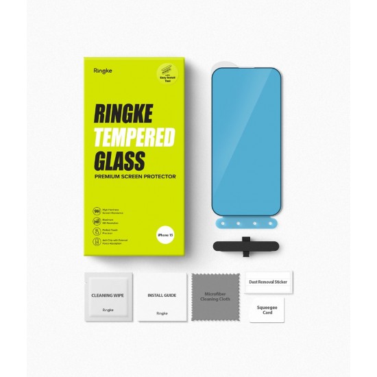 Γυαλί Προστασίας Ringke Invisible Defender ID Full Glass Tempered Glass Tough Screen Protector with Frame for iPhone 15 Plus jig Package (G4as114) Γυαλί Προστασίας Ringke Invisible Defender ID Full Glass Tempered Glass Tough Screen Protector with Frame for iPhone 15 Plus jig Package (G4as114)