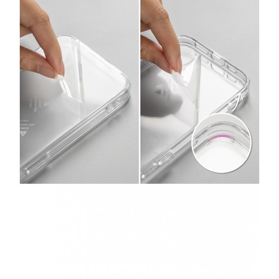 Θήκη Σιλικόνης Ringke Fusion polycarbonate case with TPU frame for iPhone 16 Pro Μax Clear (F900E52)