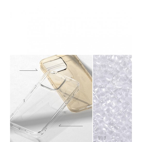 Θήκη Σιλικόνης Ringke Fusion polycarbonate case with TPU frame for iPhone 16 Pro Μax Clear (F900E52)
