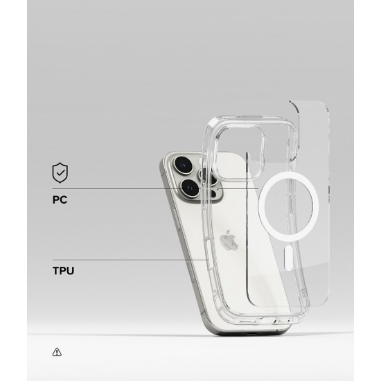 Θήκη Σιλικόνης Ringke Fusion Magnetic polycarbonate case with TPU frame for iPhone 16 Pro Max Clear (FMG894E52) Θήκη Σιλικόνης Ringke Fusion Magnetic polycarbonate case with TPU frame for iPhone 16 Pro Max Clear (FMG894E52)