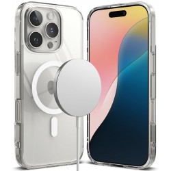 Θήκη Σιλικόνης Ringke Fusion Magnetic polycarbonate case with TPU frame for iPhone 16 Pro Max Clear (FMG894E52)