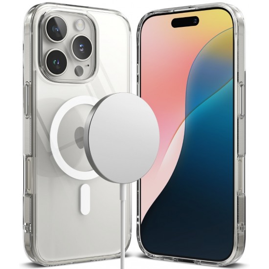 Θήκη Σιλικόνης Ringke Fusion Magnetic polycarbonate case with TPU frame for iPhone 16 Pro Max Clear (FMG894E52) Θήκη Σιλικόνης Ringke Fusion Magnetic polycarbonate case with TPU frame for iPhone 16 Pro Max Clear (FMG894E52)