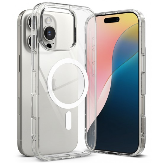 Θήκη Σιλικόνης Ringke Fusion Magnetic polycarbonate case with TPU frame for iPhone 16 Pro Max Clear (FMG894E52) Θήκη Σιλικόνης Ringke Fusion Magnetic polycarbonate case with TPU frame for iPhone 16 Pro Max Clear (FMG894E52)