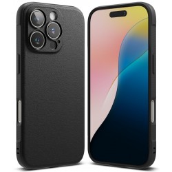 Θήκη Σιλικόνης Ringke Onyx Durable TPU Case Cover for iPhone 16 Pro Max black (N909E55)