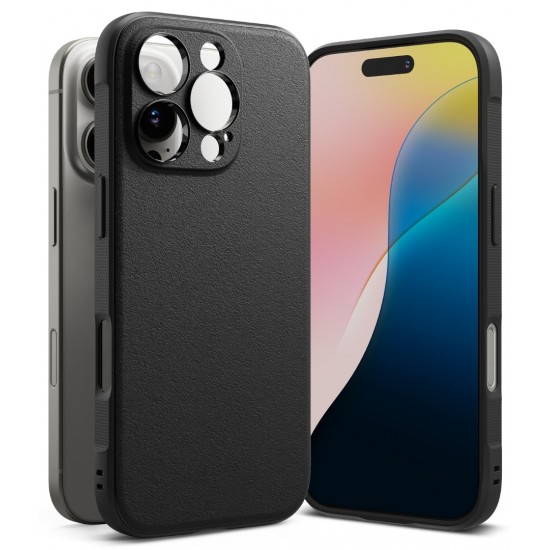 Θήκη Σιλικόνης Ringke Onyx Durable TPU Case Cover for iPhone 16 Pro Max black (N909E55)