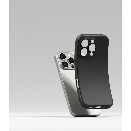 Θήκη Σιλικόνης Ringke Onyx Durable TPU Case Cover for iPhone 16 Pro Max black (N909E55)