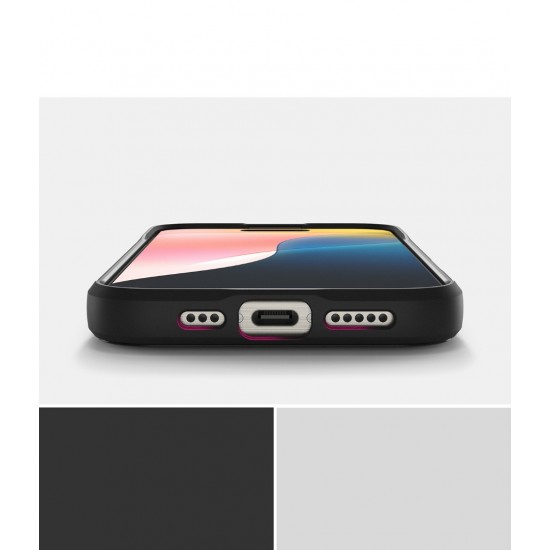 Θήκη Σιλικόνης Ringke Onyx Durable TPU Case Cover for iPhone 16 Pro Max black (N909E55)