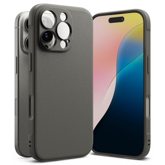 Θήκη Σιλικόνης Ringke Onyx Durable TPU Case Cover for iPhone 16 Pro Max Gray (N909E64)