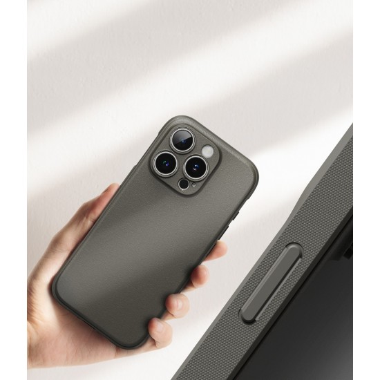 Θήκη Σιλικόνης Ringke Onyx Durable TPU Case Cover for iPhone 16 Pro Max Gray (N909E64)