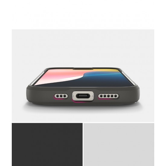 Θήκη Σιλικόνης Ringke Onyx Durable TPU Case Cover for iPhone 16 Pro Max Gray (N909E64)