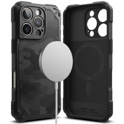 Θήκη Σιλικόνης Ringke Rugged Gear Magnetic protection Case for iPhone 16 Pro Max Camo Black (RGM950E245)