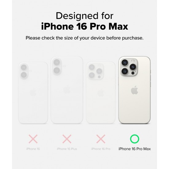 Θήκη Σιλικόνης Ringke Rugged Gear Magnetic protection Case for iPhone 16 Pro Max Camo Black (RGM950E245)