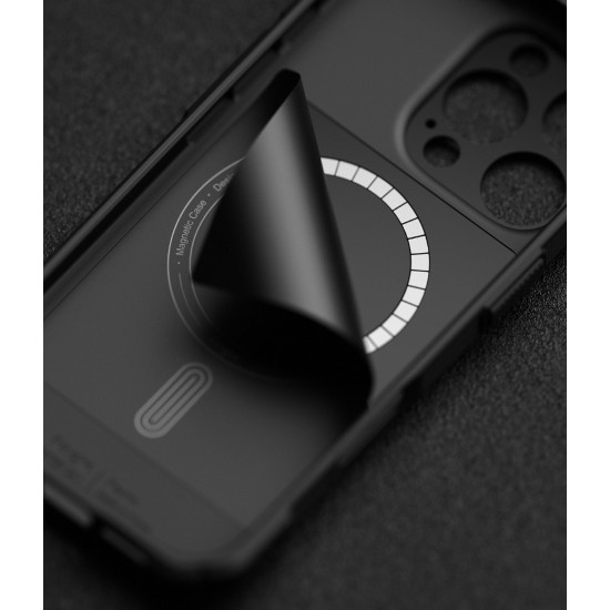 Θήκη Σιλικόνης Ringke Rugged Gear Magnetic protection Case for iPhone 16 Pro Max Camo Black (RGM950E245)