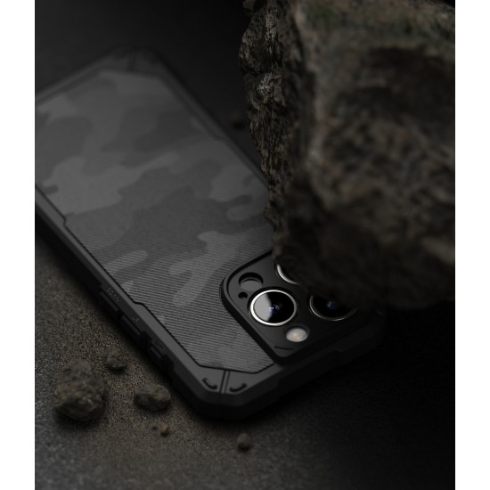 Θήκη Σιλικόνης Ringke Rugged Gear Magnetic protection Case for iPhone 16 Pro Max Camo Black (RGM950E245)