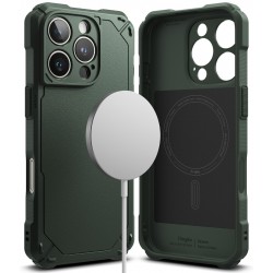 Θήκη Σιλικόνης Ringke Rugged Gear Magnetic protection Case for iPhone 16 Pro Dark Green (RGM949E75)