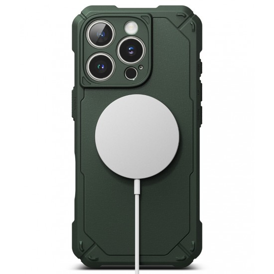 Θήκη Σιλικόνης Ringke Rugged Gear Magnetic protection Case for iPhone 16 Pro Dark Green (RGM949E75) Θήκη Σιλικόνης Ringke Rugged Gear Magnetic protection Case for iPhone 16 Pro Dark Green (RGM949E75)
