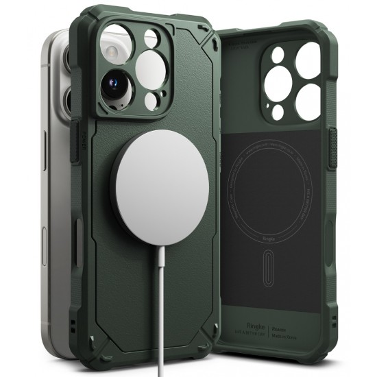 Θήκη Σιλικόνης Ringke Rugged Gear Magnetic protection Case for iPhone 16 Pro Dark Green (RGM949E75) Θήκη Σιλικόνης Ringke Rugged Gear Magnetic protection Case for iPhone 16 Pro Dark Green (RGM949E75)