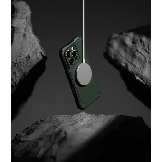 Θήκη Σιλικόνης Ringke Rugged Gear Magnetic protection Case for iPhone 16 Pro Dark Green (RGM949E75) Θήκη Σιλικόνης Ringke Rugged Gear Magnetic protection Case for iPhone 16 Pro Dark Green (RGM949E75)
