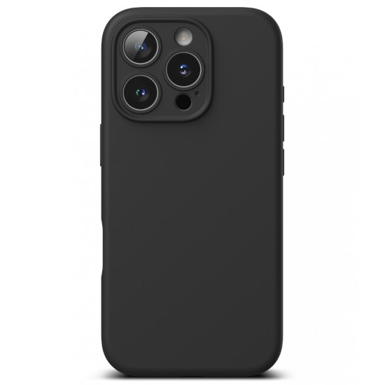 Θήκη Σιλικόνης Ringke Silicone Magnetic For iPhone 16 Pro Max  Black (SIMG921SE55)