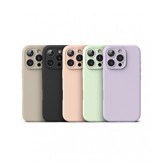 Θήκη Σιλικόνης Ringke Silicone Magnetic For iPhone 16 Pro Max  Black (SIMG921SE55)
