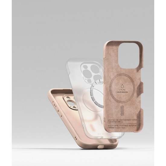 Θήκη Σιλικόνης Ringke Silicone Magnetic For iPhone 16 Pro Max Pink Sand (SIMG921SE67) Θήκη Σιλικόνης Ringke Silicone Magnetic For iPhone 16 Pro Max Pink Sand (SIMG921SE67)