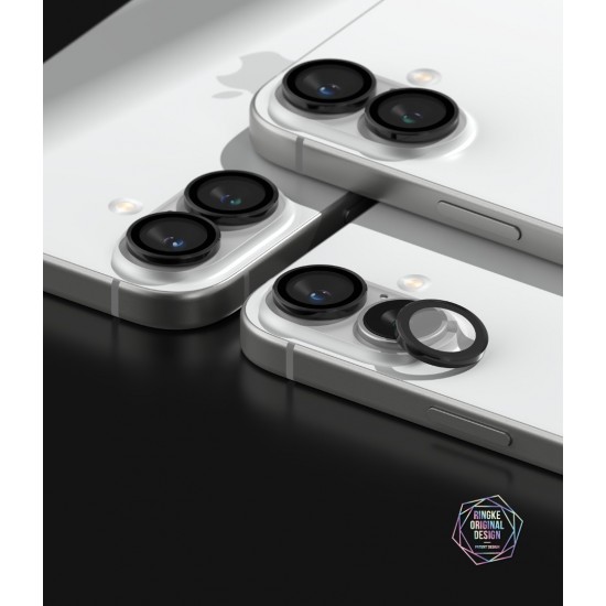 Γυαλί Προστασίας Κάμερας Ringke Camera Lens Frame Glass (2 Τεμάχια) for iPhone 16 / 16 Plus (CLF1G930) Black Γυαλί Προστασίας Κάμερας Ringke Camera Lens Frame Glass (2 Τεμάχια) for iPhone 16 / 16 Plus (CLF1G930) Black