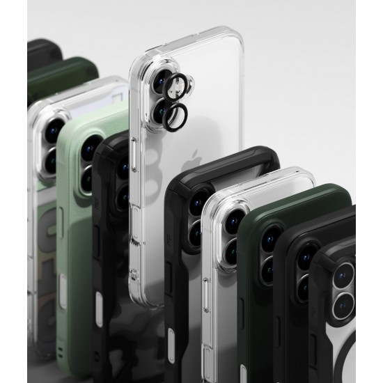 Γυαλί Προστασίας Κάμερας Ringke Camera Lens Frame Glass (2 Τεμάχια) for iPhone 16 / 16 Plus (CLF1G930) Black Γυαλί Προστασίας Κάμερας Ringke Camera Lens Frame Glass (2 Τεμάχια) for iPhone 16 / 16 Plus (CLF1G930) Black