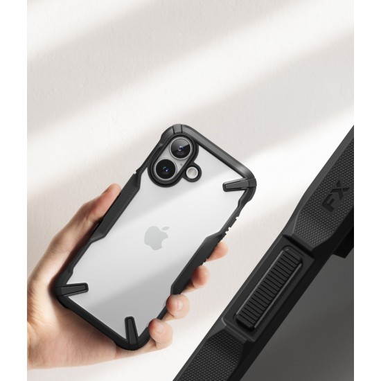 Θήκη Σιλικόνης Ringke Fusion X durable PC Case with TPU Bumper for iPhone 16 Plus black (FX903R55) Θήκη Σιλικόνης Ringke Fusion X durable PC Case with TPU Bumper for iPhone 16 Plus black (FX903R55)